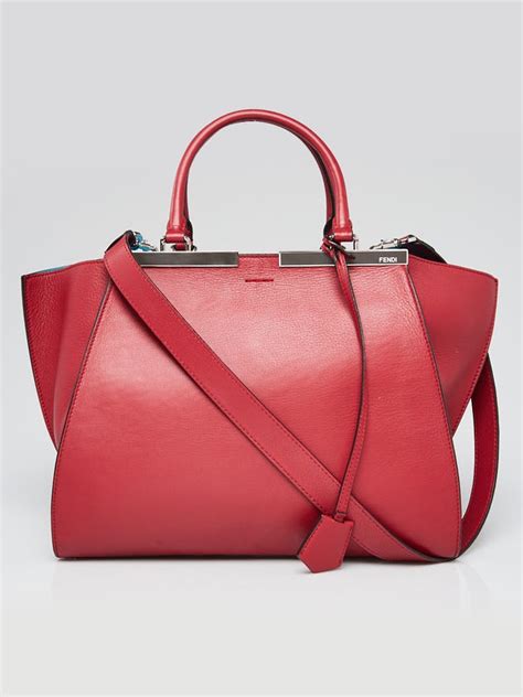 fendi 3 jours leather satchel bag red and turquoise|Meet the Fendi 3Jours Bag, the 2Jours’ Big Sister .